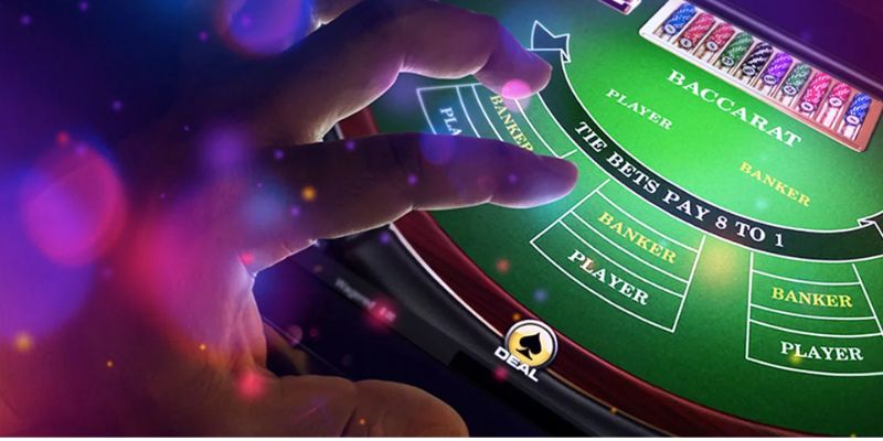 Cách chơi game Baccarat đặt cược vào cửa Tie 